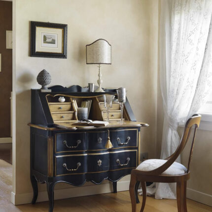 Bureau in lengo sagomato con ribalta (piccola)