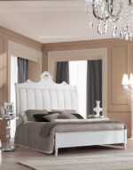 Letto matrimoniale con cimasa