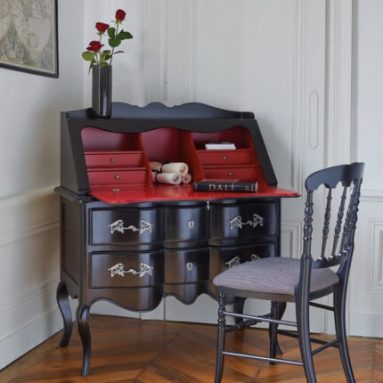 Bureau in lengo sagomato con ribalta (piccola)