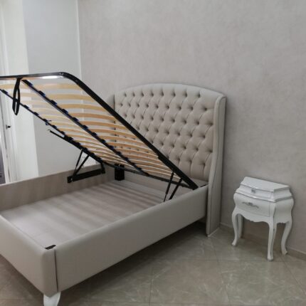 Letto matrimoniale capitonnè con alette (2)