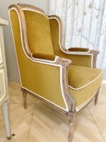 Poltrona Berg&egrave;re in velluto