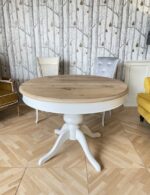 Tavolo Tondo in Rovere Vecchio Diam.110