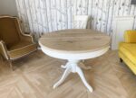 Tavolo Tondo in Rovere Vecchio Diam.110