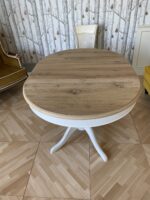 Tavolo Tondo in Rovere Vecchio Diam.110