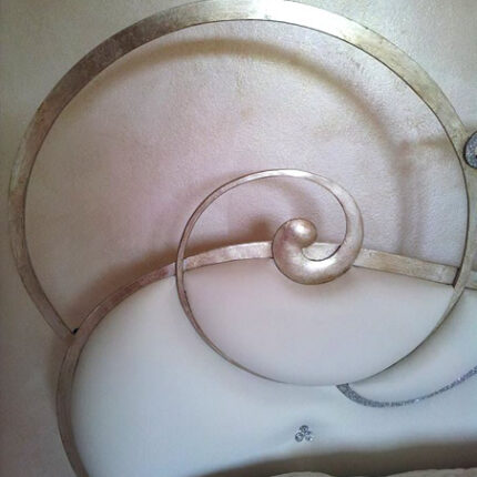Letto matrimoniale in ferro battuto