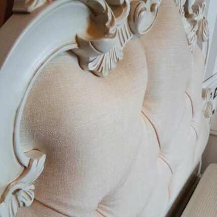 Letto Intagliato con contenitore e rete alzaletto