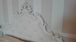 Letto Intagliato con contenitore e rete alzaletto