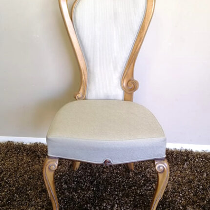 Sedia sole in legno imbottita